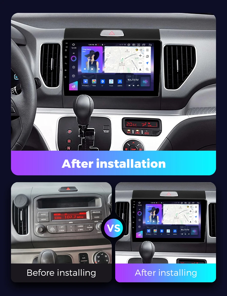 Navifly 7862S Android Auto All in one Car Audio Video Player For KIA Ray 2011-2017 DSP Wireless Carplay GPS Intelligent Systems