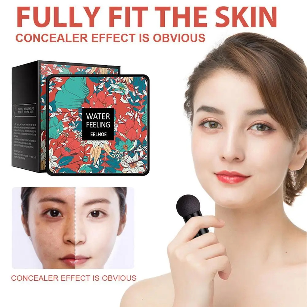 Base BB CC Cream: corrector con cojín de setas, fórmula resistente al agua, ilumina el tono de la piel, cobertura total, fija desigual