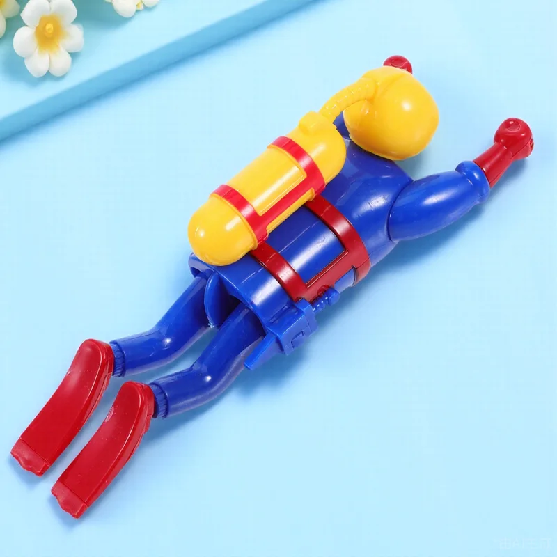 حوض استحمام بلاستيكي للغواصين، لعبة عائمة على شكل عقارب الساعة، وظيفة السباحة، سطح أملس، متعة حمام الطفل التفاعلية #6