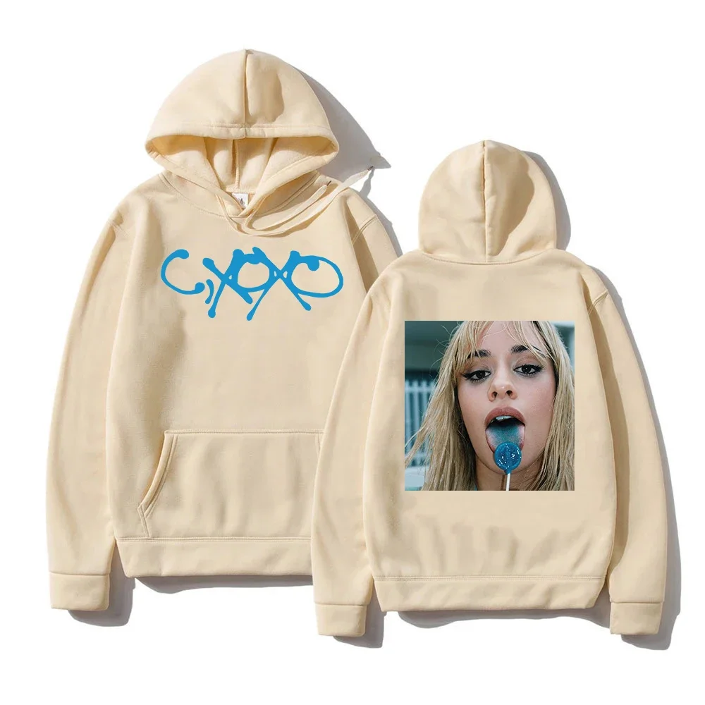 Camila Cabello New Album C XOXO Hoodie Funny Men Hoodies Harajuku Aesthetic Unisex Streetwear Fleece Pullover Sweatshirt Vintage