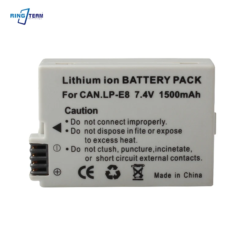 1500Mah LP-E8 LPE8 … - image