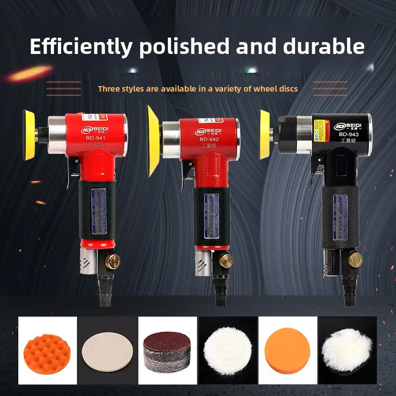 Beidi 2 นิ้ว 3 นิ้วนิวเมติกเครื่องบดเครื่องขัดเกรดอุตสาหกรรมตรงประหลาดความเร็วสูงและต่ํากระดาษทรายเครื่อง 946