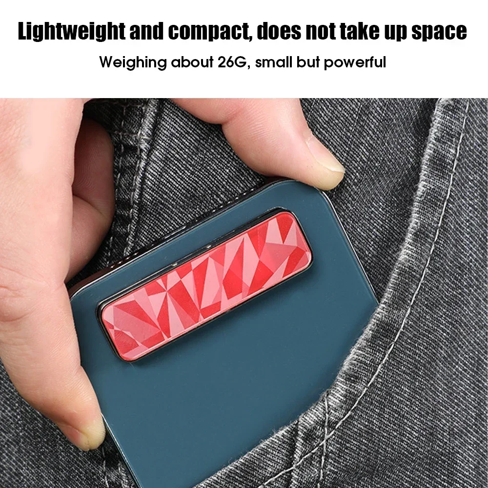 Luksusowy mini uchwyt na telefon Metalowy składany stojak na telefon Invisible 360 °   Obróć uchwyt na telefon komórkowy z podpórką na telefon biurkowy — zdjęcie 5