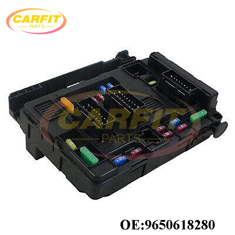 High Quality New OEM 9650618280 6500.Y3 6500Y3 Engine Fuse Box For Citroen Xsara C3 C5 C8 Peugeot 206 307 406 807 Auto Parts