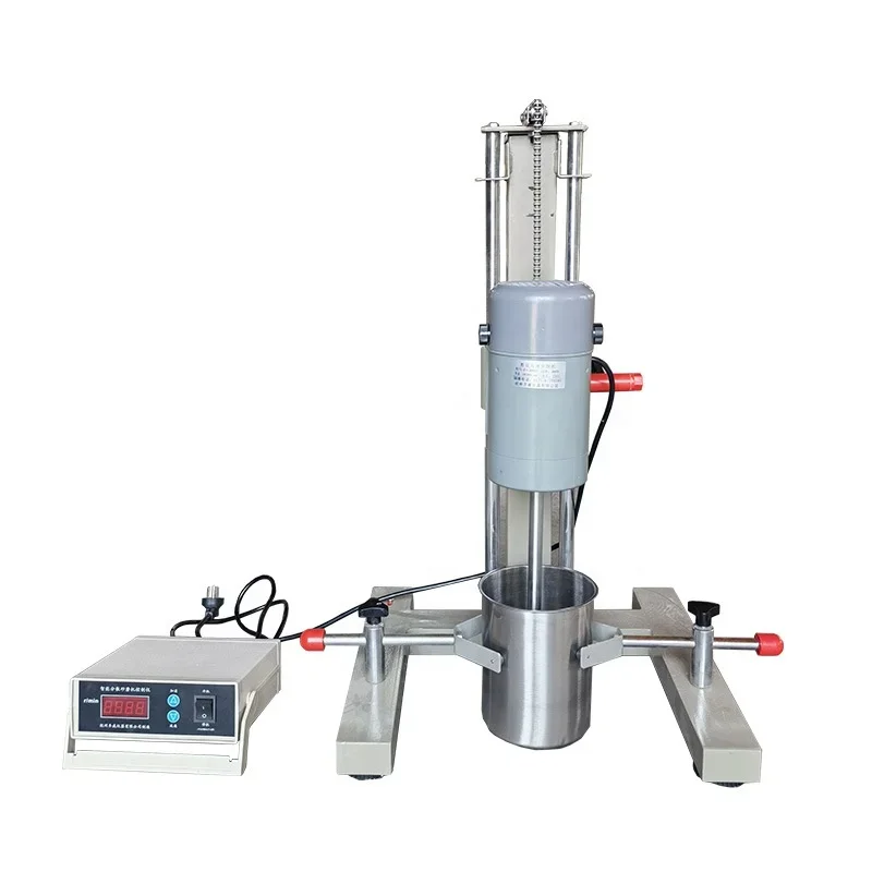 

Laboratory Electric Lifting Water Based Paint Mixing Making Machine Lab Dispersing Machine Emulsifying Homogenizer