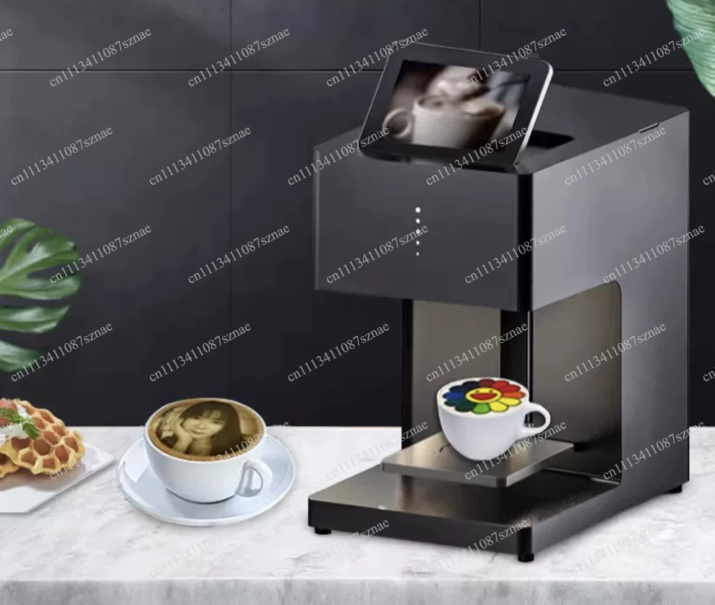 Automatic Latte Coffee Machine with Pattern Printer 110V and 220V, for Cafe Restaurant Home Coffee Art Printing and Beverage Use