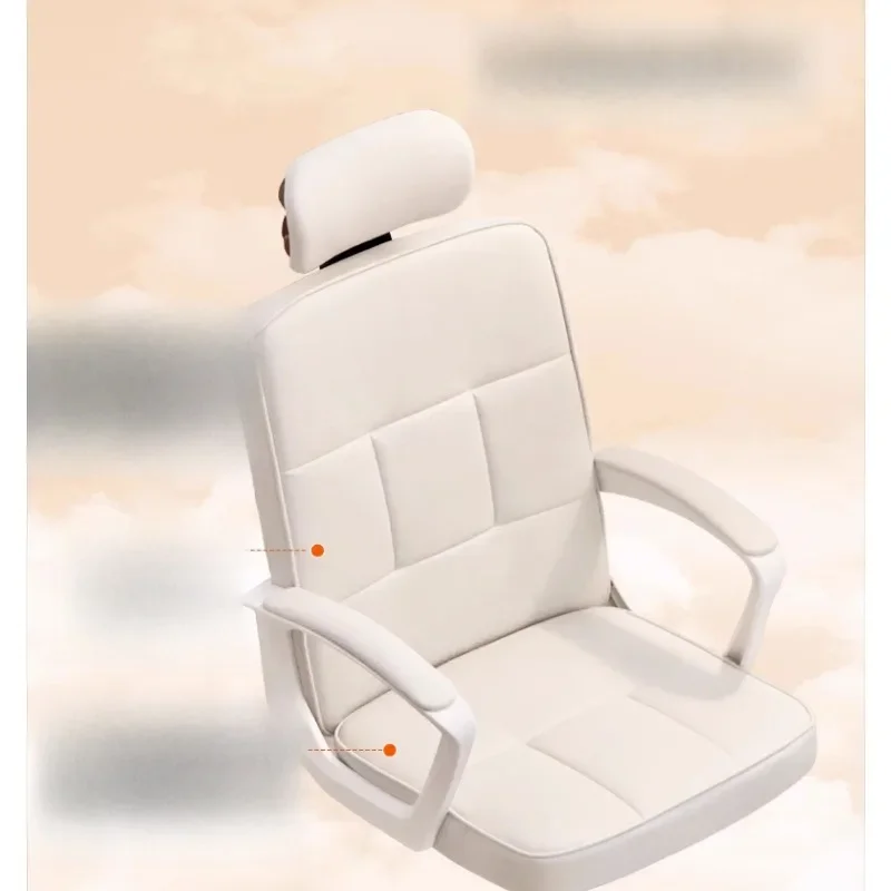 Home Comfortable Office Chair College Student E-sports Bedroom Learning Sedentary Girls Desk Chair