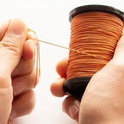 Nylon Waxed Thread Repair Cord for Leather Canvas Tent, Shoes Repair Tool, 0.7mm, 50m, 1Pc