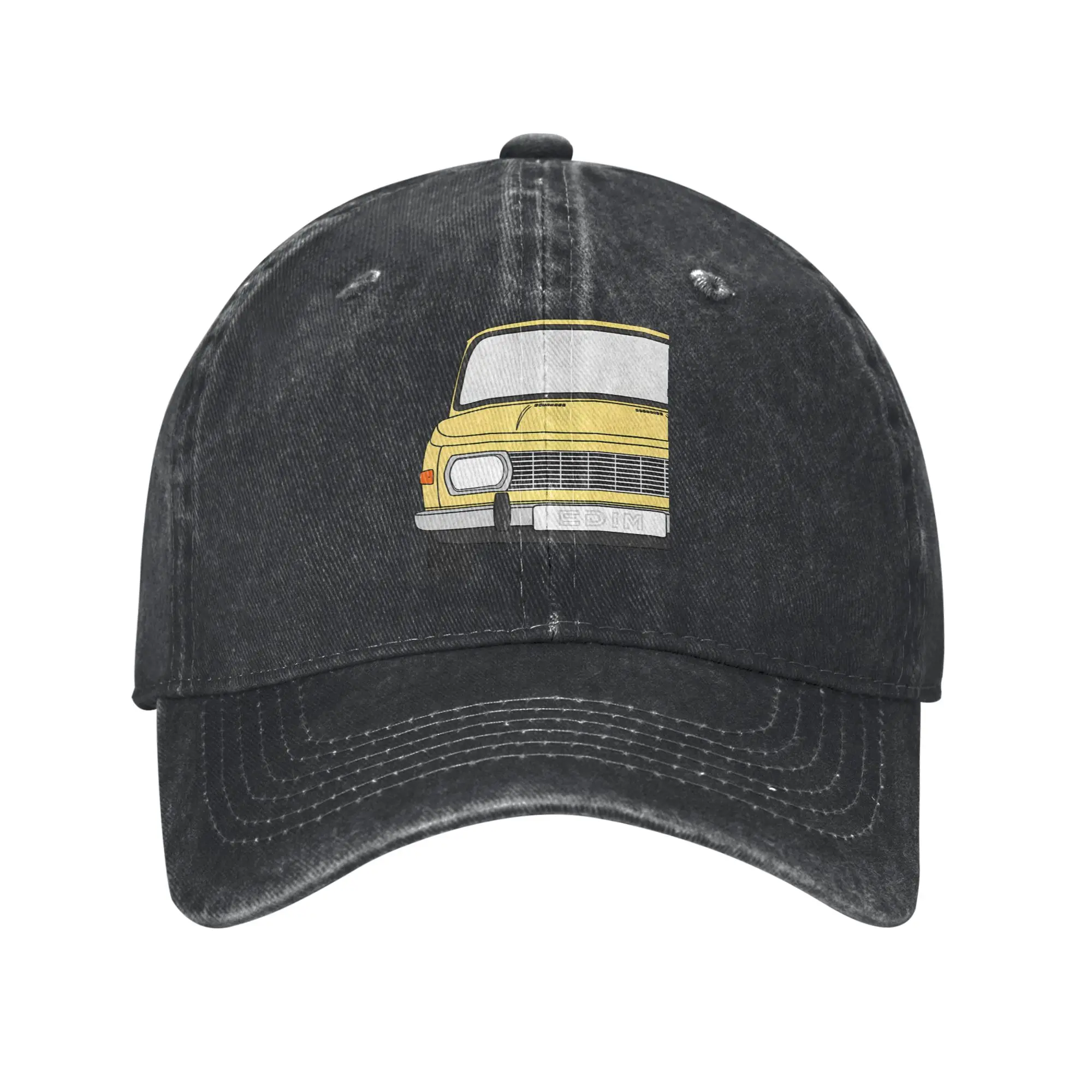 Wartburg 353 cream yellow color Fashion Baseball Cap  Aesthetic Trucker Cap  City Tour Trucker Cap