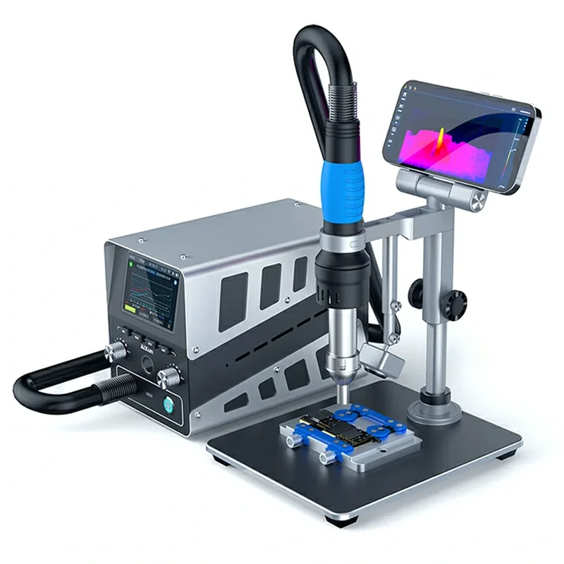 

AiXun H314 High Power 1400W Smart Hot Air Heating Digital Intelligent Rework Station For SMD BGA Repair Tool Welding Station