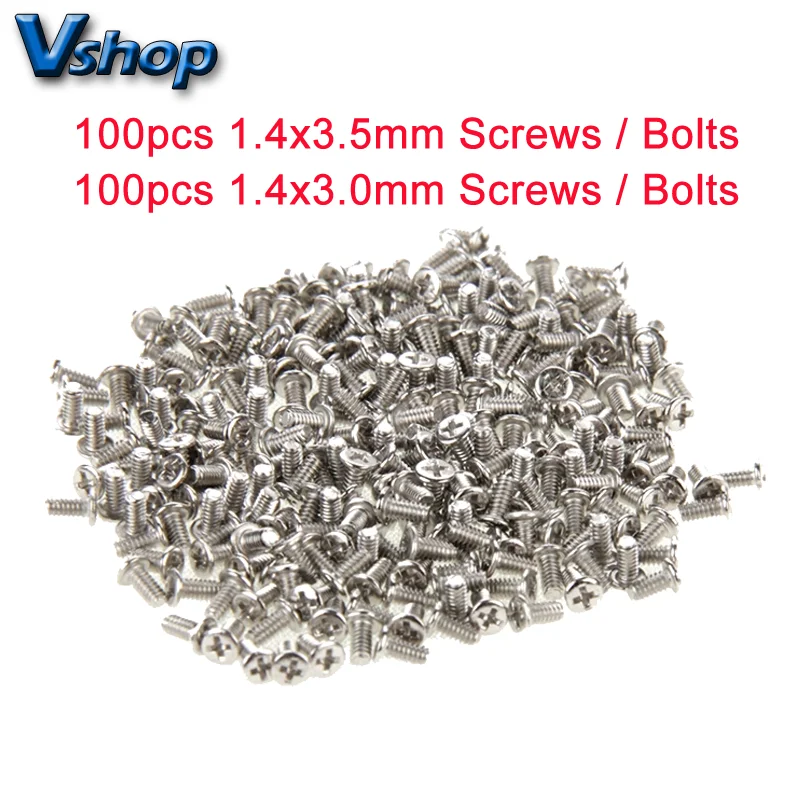 For Samsung Mobile Phones 100pcs Repair Tools 1.4x3.0mm Screws 1.4x3.5mm Screws / Bolts