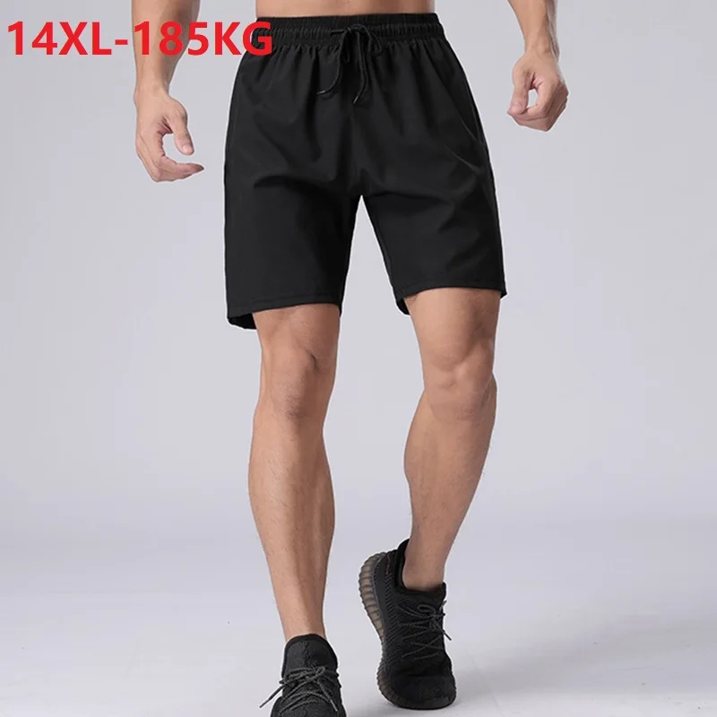 Sommer männer strand shorts gym Fitness eis schnell trocken Atmungs plus größe 7XL 10XL 12XL 14XL weiche oversize shorts sport shorts