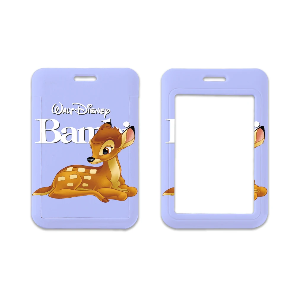 Schattige Bambi-Kaarthouders Lanyards Herten Meisjes Deurkaart Case Opknoping Touw Badge Houder Nekband Visitekaartje Klein Cadeau