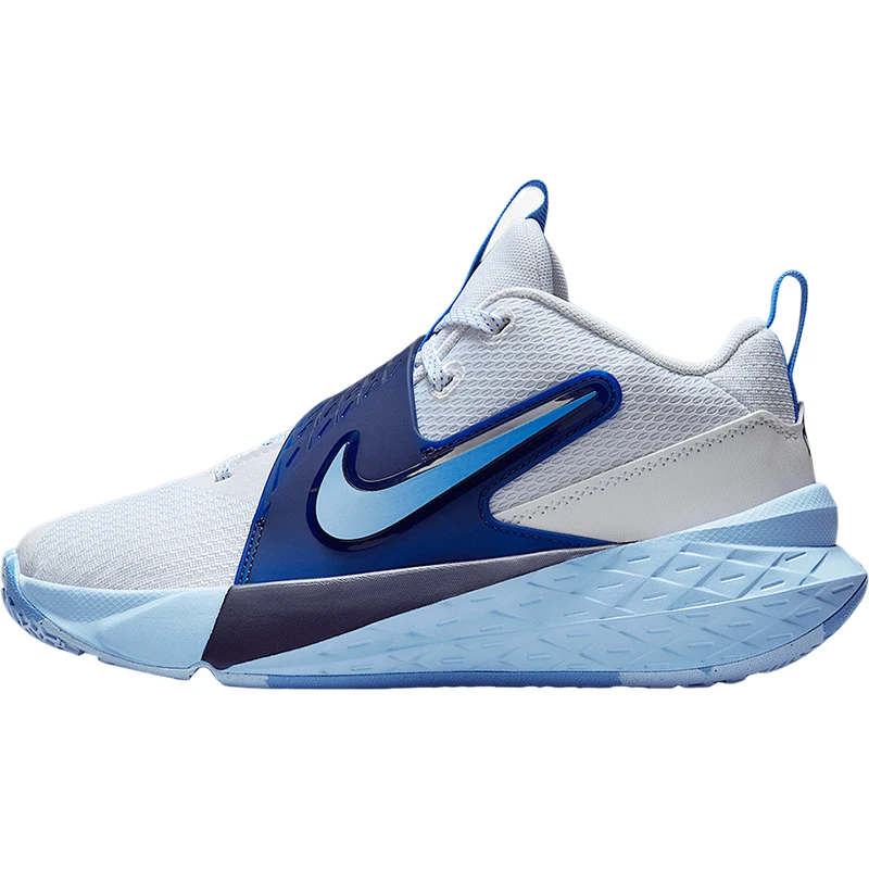 Nike Genuine 2025 GS feminino grande infantil resistente ao desgaste tênis de basquete respirável de corte baixo HF6279-100