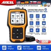 ANCEL AD410 Enhanced OBD2 Scanner Vehicle Code Reader for Check Engine Light Automotive OBD II Scanner Fault Diagnosis Tool