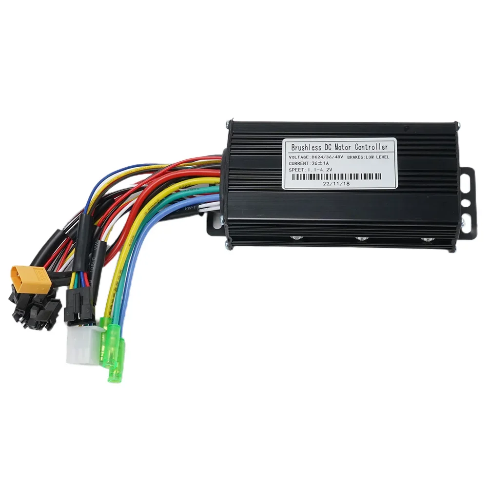 JN 36/48V E-Bike Controller Brushless Electric Scooter For UART No.2 Protocol Controller Sine Wave 26A 500/750W SM Three Mode