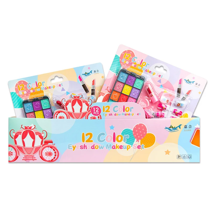 Kids Makeup Kit for Girl Toys Washable Real Cosmetic Makeup Girls Princess Gift Play Make Up Toys for Toddler Safe & Non-Toxic