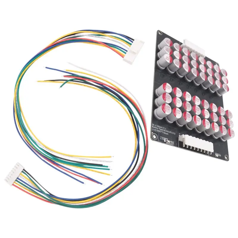 Vendita quotidiana 16S 5A Balance Li- Lifepo4 Lto Batteria al litio attiva Equalizzatore Bilanciatore Condensatore piastra 48V 60V 16S