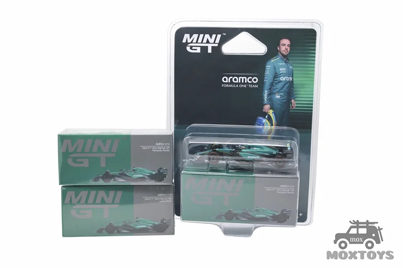 MINI GT 1:64 AMR24 AZ-1 Z8 S15 QubeCarz Diecast Model Car
