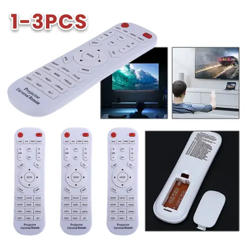 1-3Pcs Universal Projector Remote Control for INFOCUS SONY BENQ EPSON VIEWSONIC SAMSUNG Projector Part Accessories