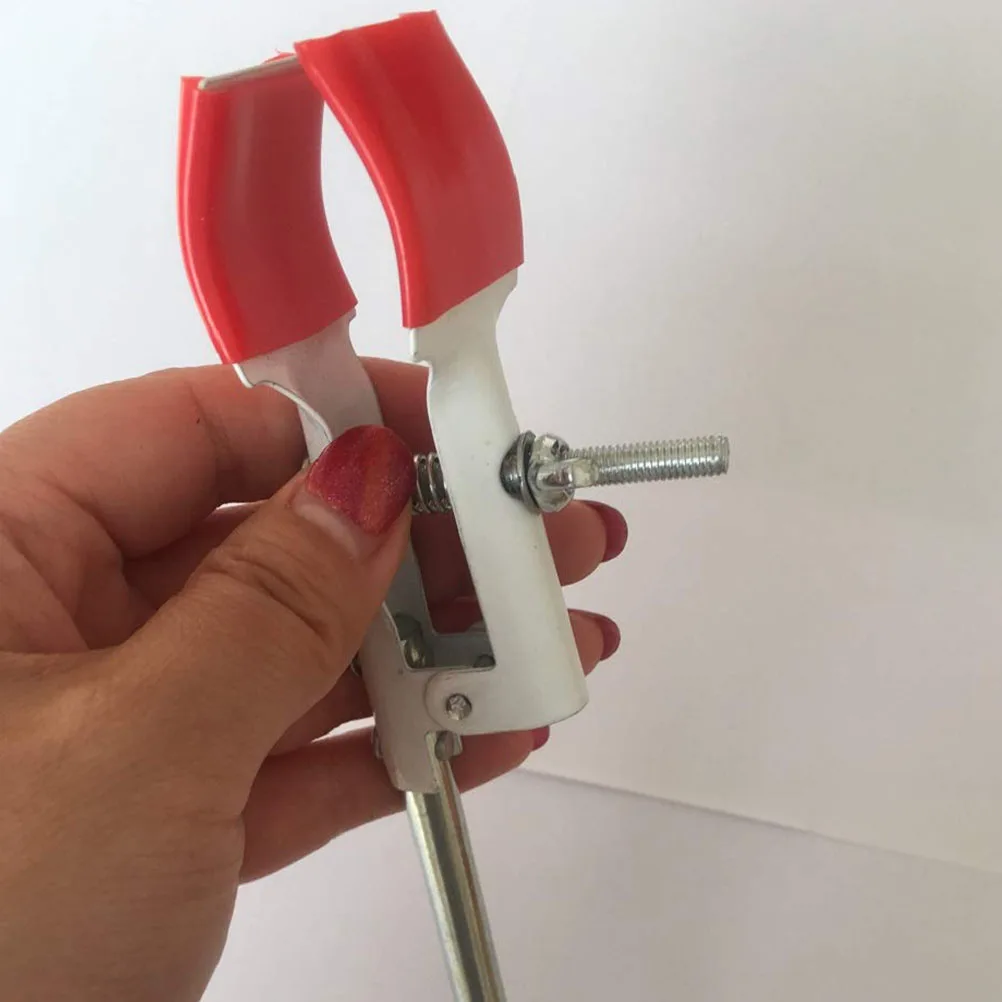 

3pcs Red Flask Clamps Holder for Triangle Round Bottom Fixing Lab Accessories Experiment Equipment Laboratory Supplies