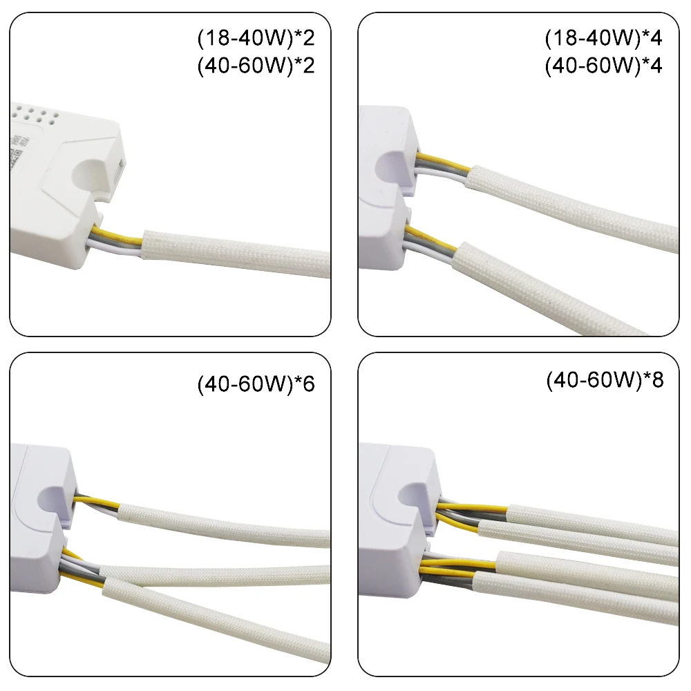 230mA Constant Current LED Drivers 2.4G Remote Control LED Power Supplies 24-40W 40-60W Three-color Stepless Dimming Controller