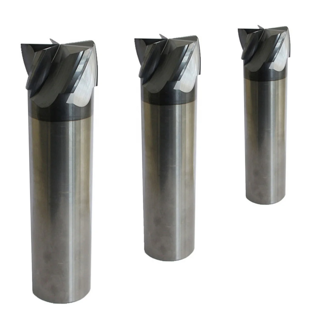 DLCC Factory Outlet 5-Flute Flat Milling Cutter Carbide End Mill for Stainless Steel