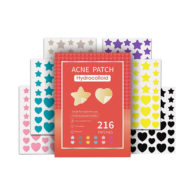 216pcs Pimple Patch Acne Invisible Acne Removal Skin Care Stickers Concealer Face Spot Beauty Makeup Tools