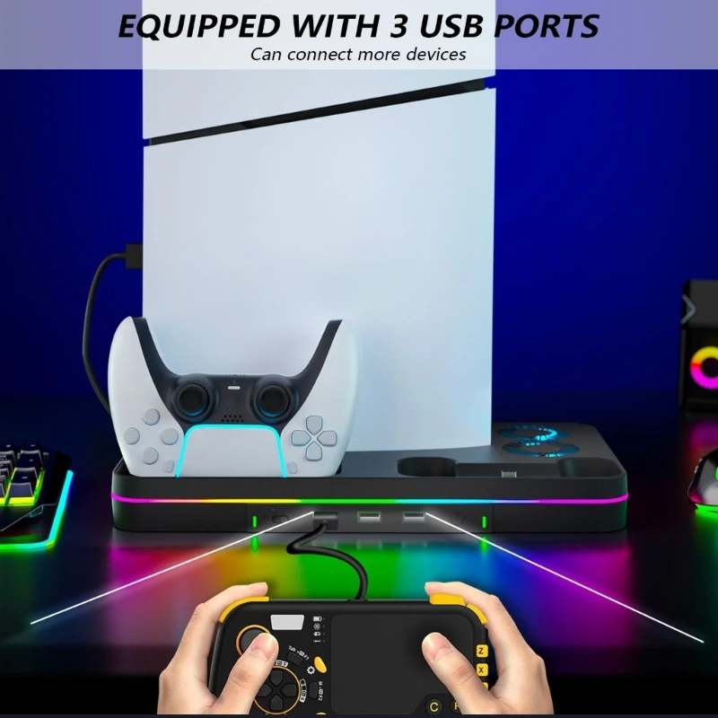 Oszczędzająca miejsce stacja chłodząca do kontrolerów rozpraszania ciepła P5 Ładowarka Dropship