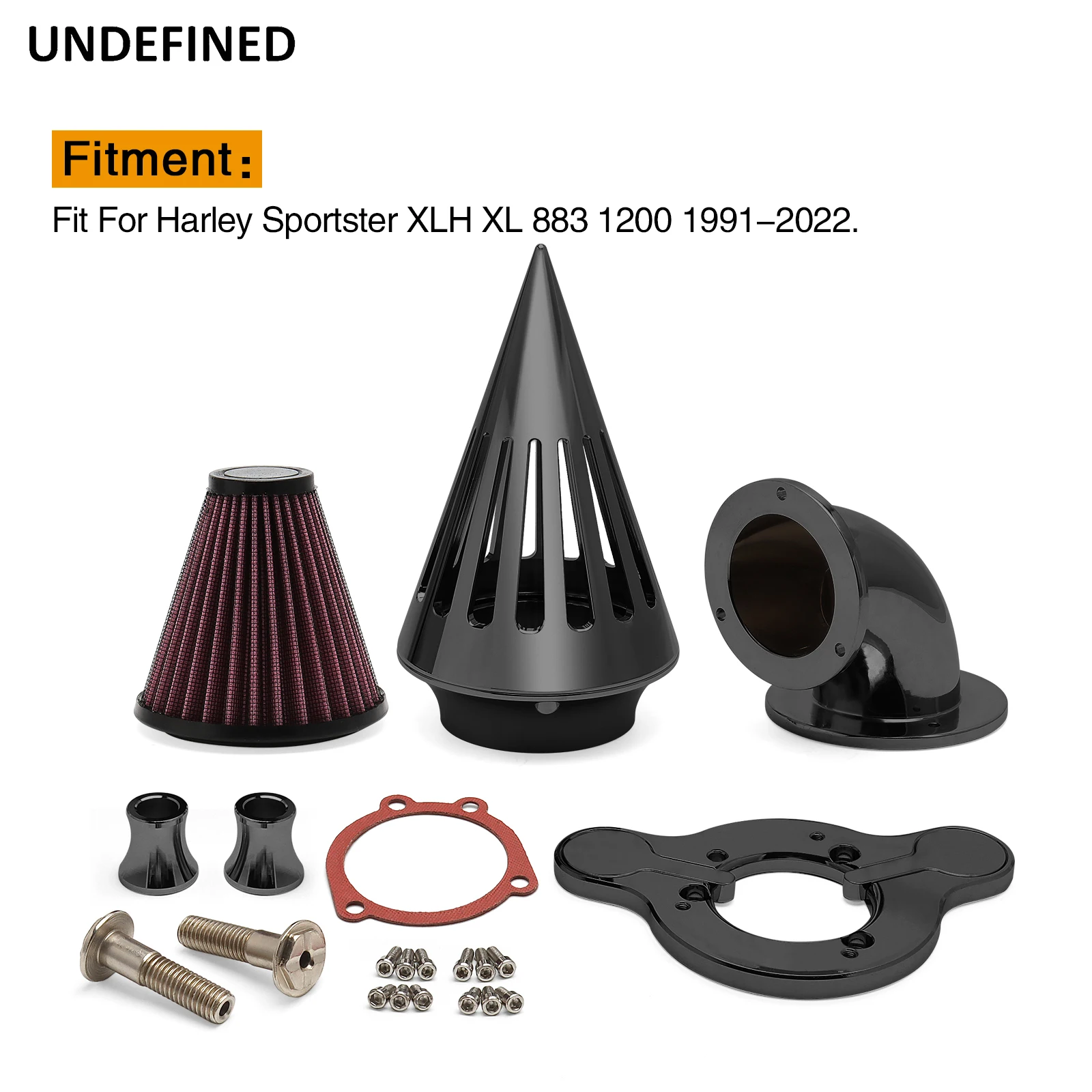 Motorcycle Spike Air Cleaner Intake Filter For Harley Sportster XLH XL 883 1200 Iron Nightster Seventy two Forty eight XR 1200