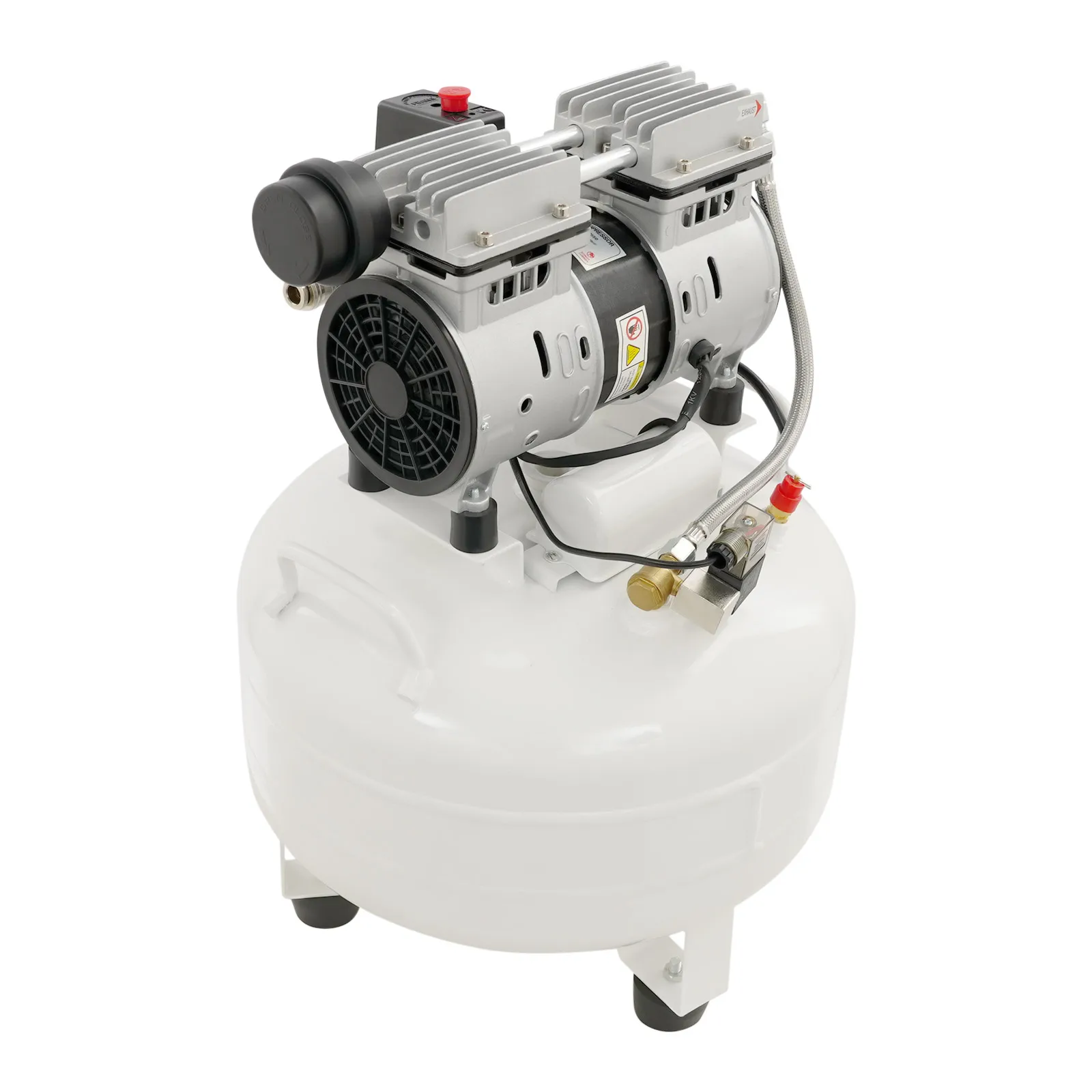 550W luchtcompressor, 110V draagbare luchtcompressor met uitlaat, verticale YM550-30L luchtcompressor