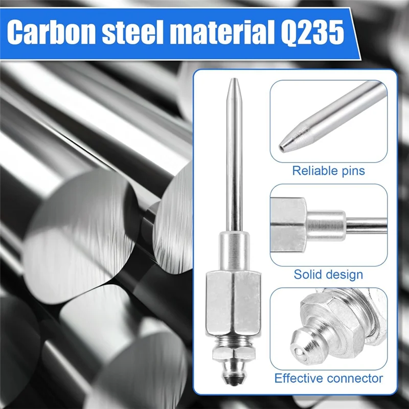 BYBS-7Pcs Grease Needle Accessory Set Grease Needle Dispenser Grease Fitting Tool Attachment Accessories