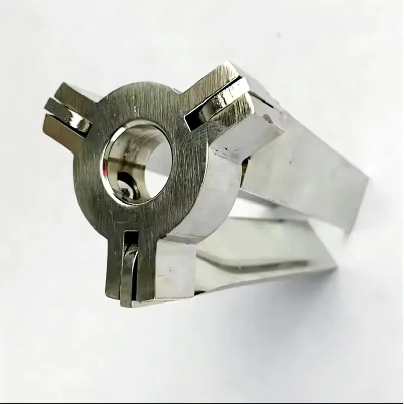 Telescopic Stainless Steel Centrifugal Impeller Folding Three Blade Dispersion Paddle 20/25mm Inner Hole Anti Corrosion Stable