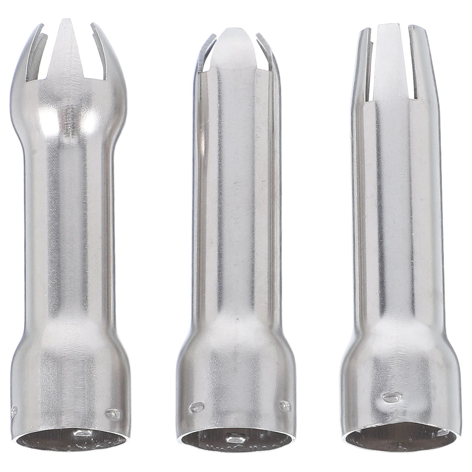 

3 Pcs Piping Tool Set Cupcake Icing Tips Cream The Flowers Frosting Stainless Steel Floral Nozzle