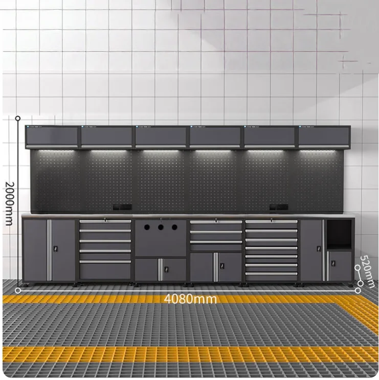 Tool Cabinet Heavy Duty Workshop Storage Large Combination Garage Workbench Furniture Modular Tool Chest