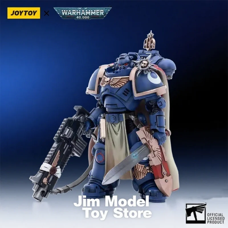 

JOY TOY 1/18 Warhammer 40K Darktide Ultramarines Captain With Master Crafted Heavy Bolt Rifle Action Figures Boy Toy Gifts