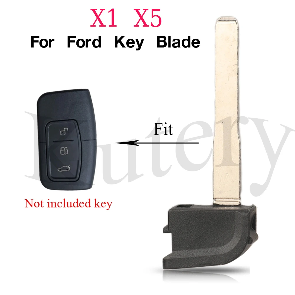 

Заготовка смарт-ключа jingyuqin X1 X5 с незаготовленным лезвием для Ford C-Max Focus MK2 Kuga Mondeo Galaxy, замена лезвия HU101