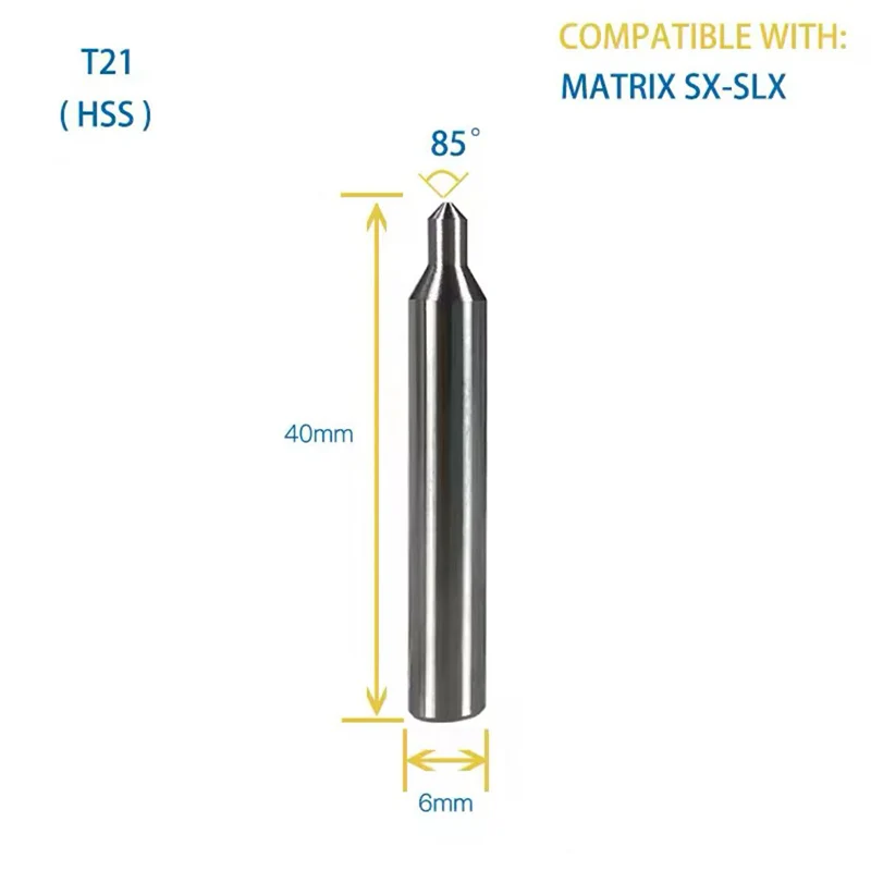 F21 T21 per chiavi speciali Euro VACHETTE Fresa per chiavi compatibile con la tagliatrice manuale verticale Matrix SILCA