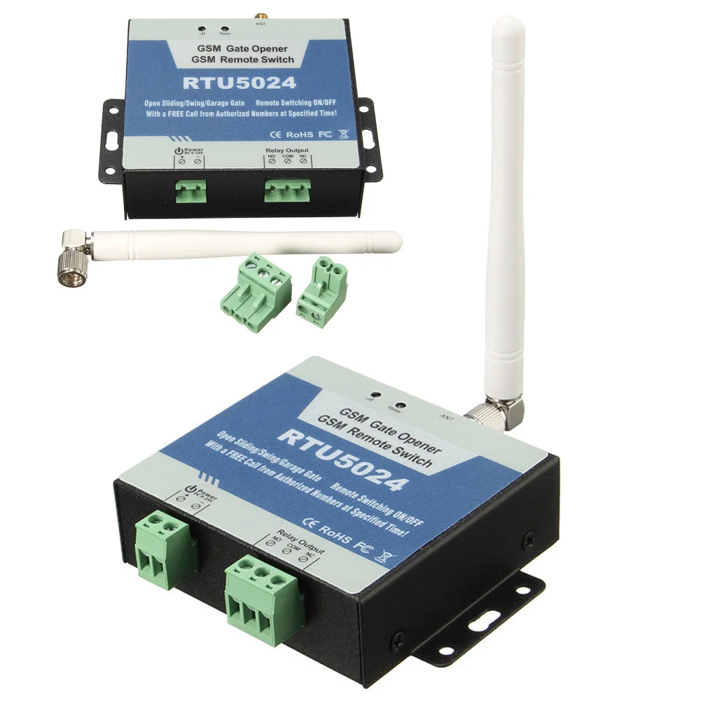 2G 4G GSM Gate Opener Relay Switch Remote Access Control Wireless Door Opener with a FREE Call From Your Mobile Phone