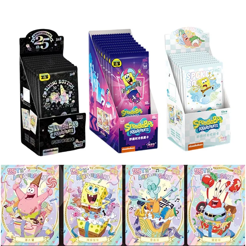 

Official Genuine KAYOU SpongeBob SquarePants Card Fun Time Special Package Adventures in Starry Years Collection Card Toys Gifts