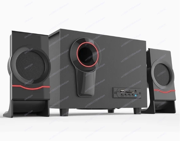 

Wooden Multimedia Bluetooth Speaker Heavy Bass Active Combination Support Card USB Playback For Home TV Notebook Desktop