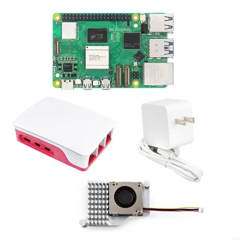 96BA para RPI 5 8G BCM2712 arranque 5V 5A Suministro alimentación para construir mini PC/consola