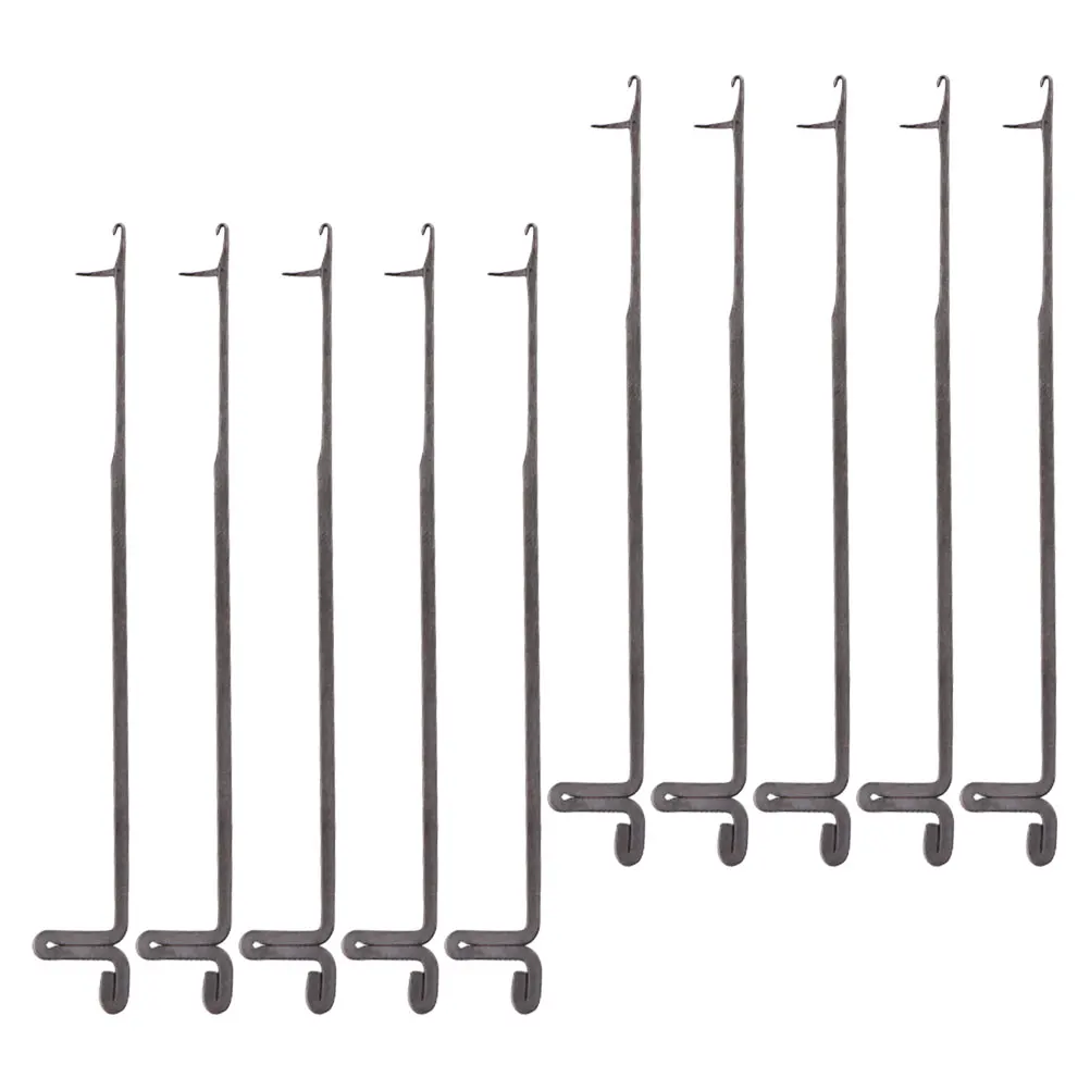 

10pcs Metal Set Crotchet Small for Latch DIY Tool Knitting Multi-Use Crochet Hooks Set Sturdy Portable Projects