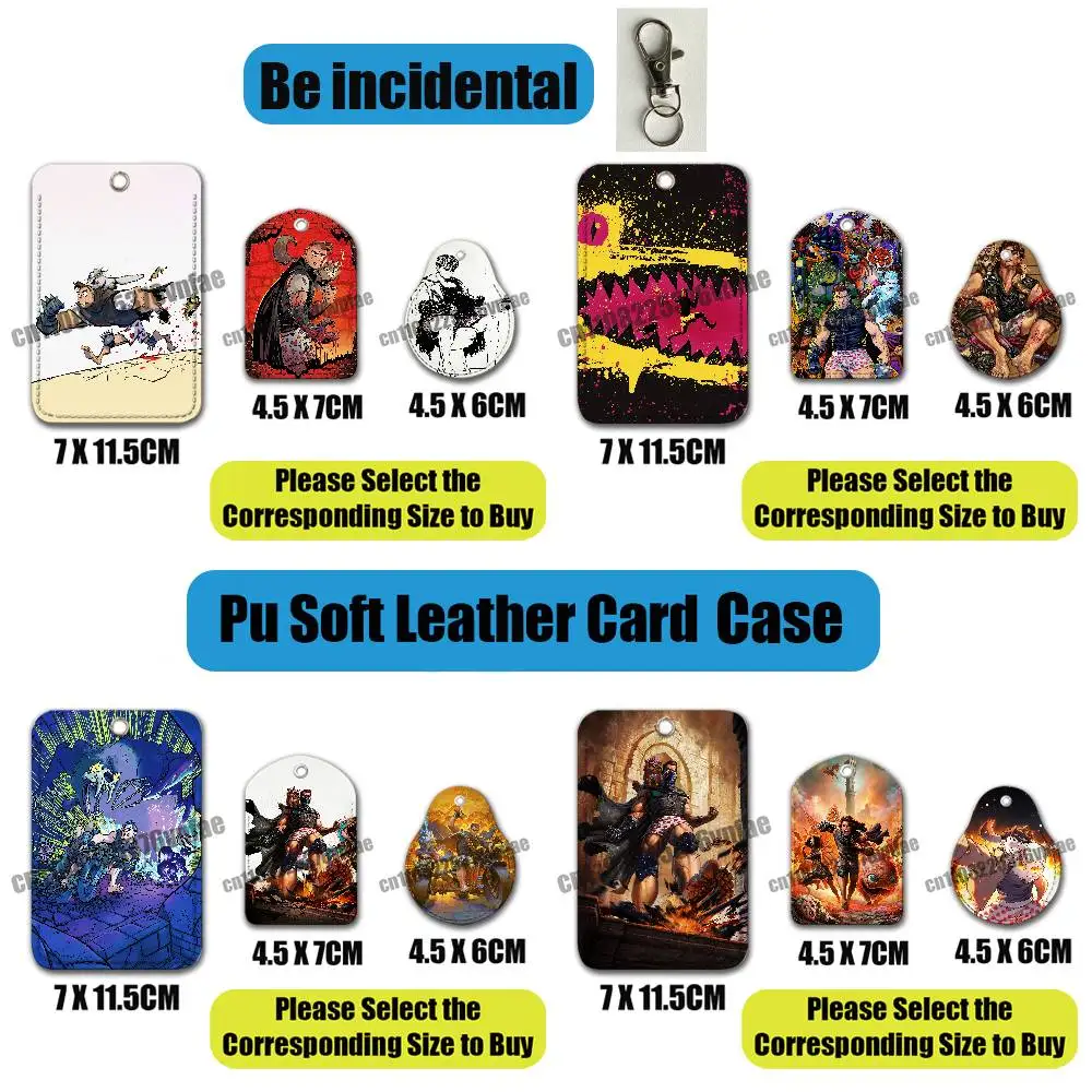 Étui pour AirTag, porte-cartes, porte-clés d'identification, de crédit et de banque pour D-Dungeon Crawler Carl