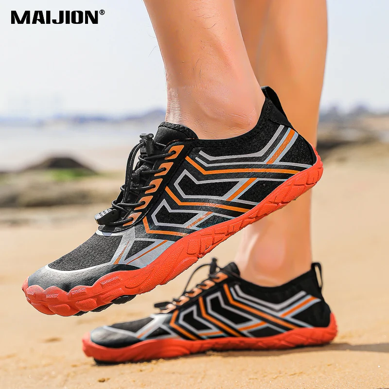 Men Women Water Shoes Non-slip Athletic Hiking Quick Dry Barefoot Aqua Shoes Unisex Beach Walking Swimming Wading Shoes