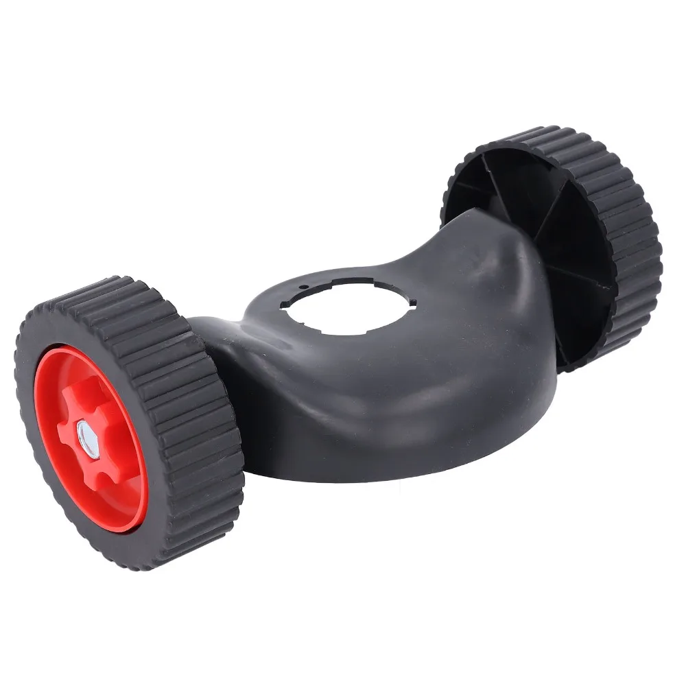 

Universal Attachment Weed Trimmer Support Wheel Protective Cover Adjustable Design Grass Cutter Auxiliary Wheels With Guard