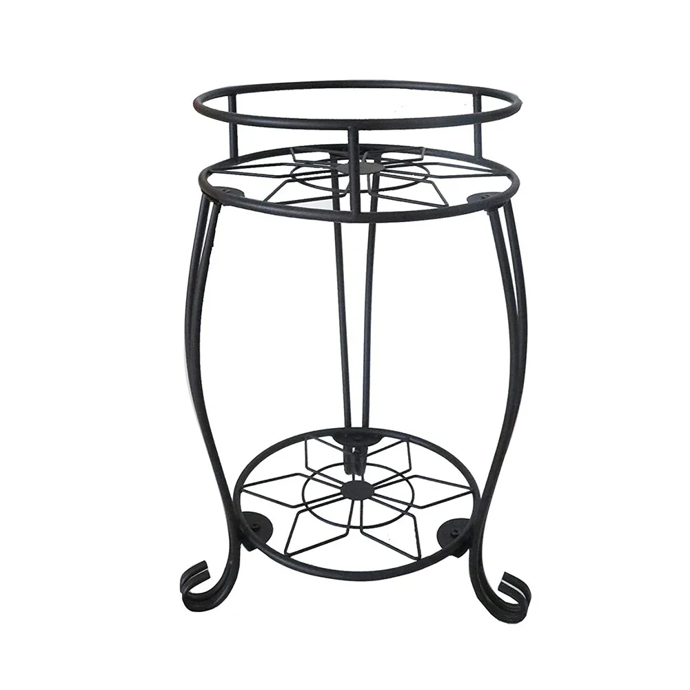 

Multi-layer Iron Flower Pot Rack Living Room Balcony Floor-standing Decorative Flower Rack Detachable Potted Plants Holder