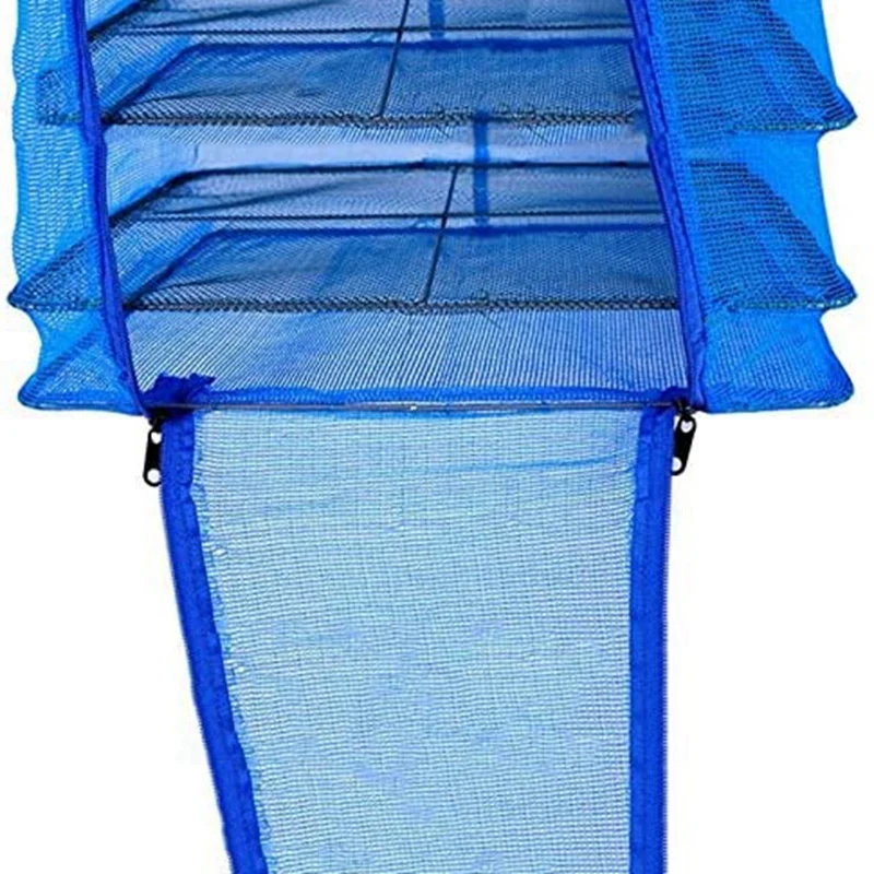 3Pcs Foldable 4 Layers Drying Rack For Vegetable Fish Dishes Mesh Hanging Drying Net Hanging ,Natural Way To Dry Food