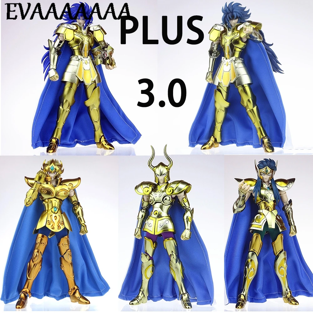 MST Modelo Saint Seiya Mito Pano Leo Aiolia Gemini Saga Kanon 3.0 Plus Ouro Saint Knights of The Zodiac Action Figure Jmodel