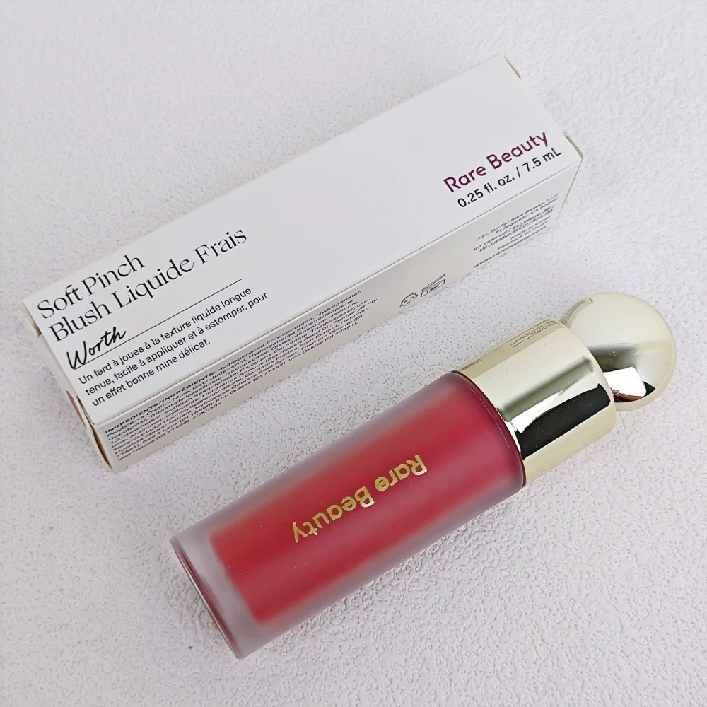 Rare Beauty Soft Pinch Liquid Blush Seidig und gleitet auf reibungslos, langanhaltendes, pralles Make-up Hope Love Virtue Happy Wonder Worth
